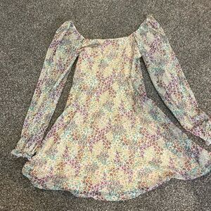 Floral Long Sleeve Dress